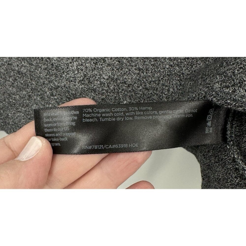 SOLD gray S M lounge athleisure cotton hemp